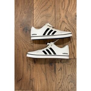 Adidas‎ Neo Advantage Clean White Black Stripes Mens Sneakers Shoes Size 10.5